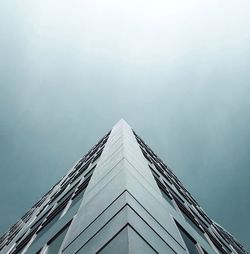 Low angle view of modern building against sky