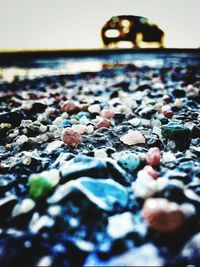 Close-up of pebbles