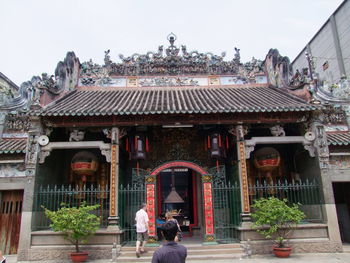 Facade of temple