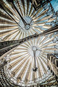 Low angle view of ceiling