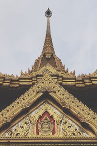 Low angle view of temple