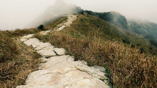 Scenic view of mountains