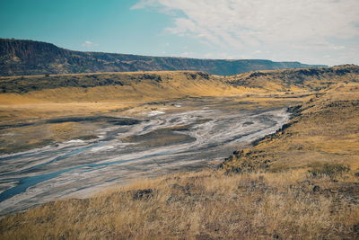 Scenic view of landscape against sky