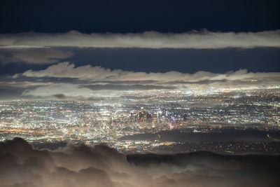 Cityscape overlooking los angeles from mt. wilson