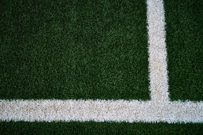 Full frame shot of soccer field