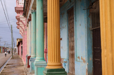 Low angle view of built structures