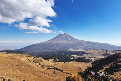 Volcán popocatépetl, puebla, mexico 