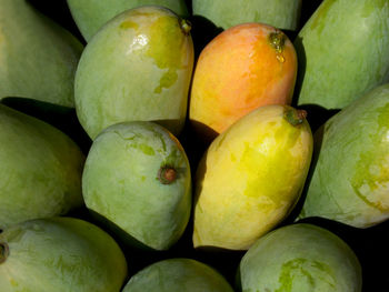 Full frame shot of fruits for sale in market