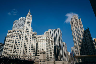 Low angle view of buildings against sky