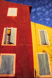 Low angle view of building against sky