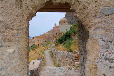 View of fort against the sky