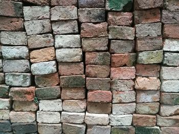 Full frame shot of stone wall