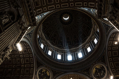 Low angle view of dome of building