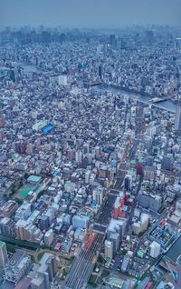 Aerial view of a city