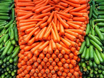 Vegetables for sale at market stall