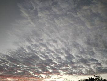 Low angle view of cloudscape