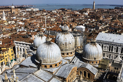 Aerial view of venice