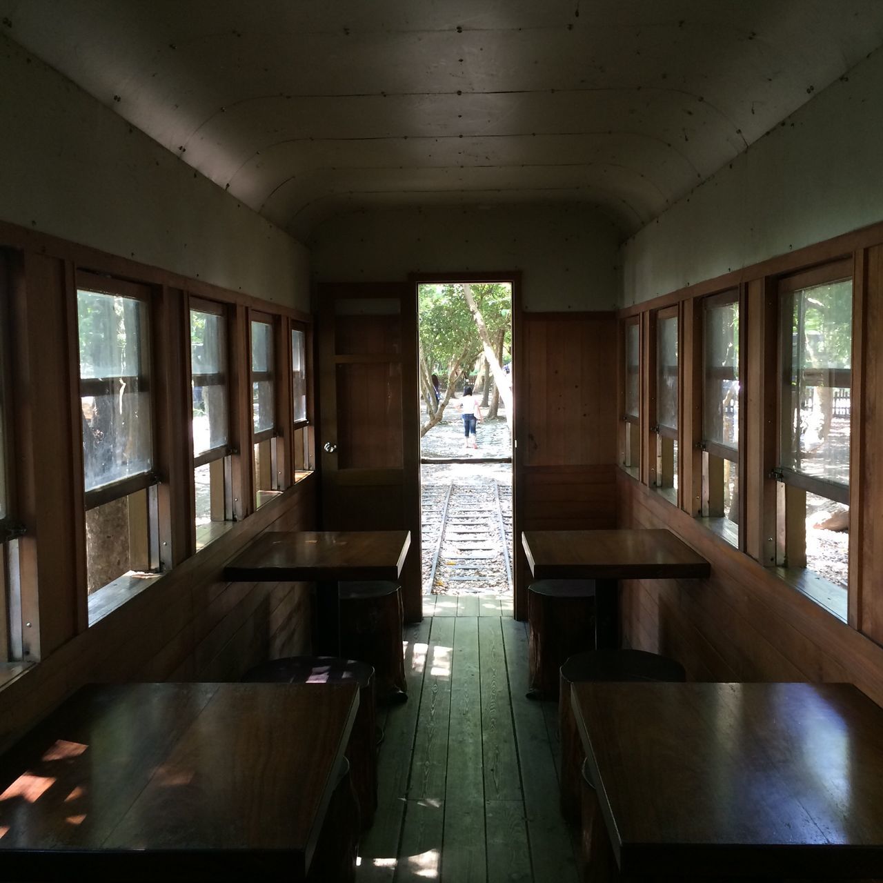 indoors, window, architecture, glass - material, ceiling, built structure, interior, flooring, home interior, transparent, abandoned, empty, corridor, absence, day, reflection, house, chair, table, no people