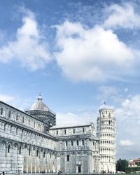 Low angle view of historical building against sky