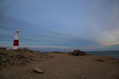 Lighthouse on beach