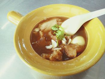 Close-up of food in bowl