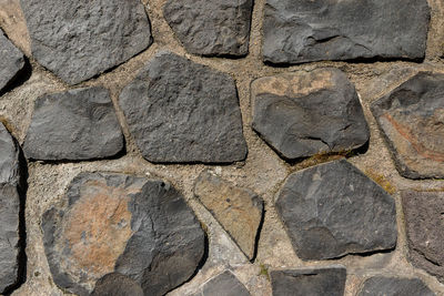 Full frame shot of stone wall