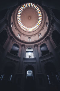 Low angle view of ceiling of building