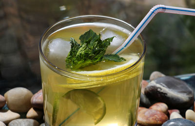 Close-up of drink