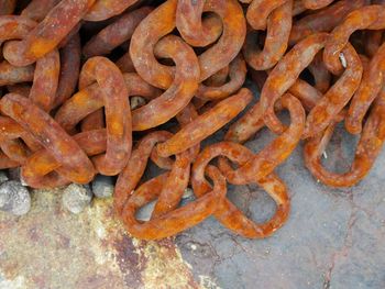 Full frame shot of rusty metal