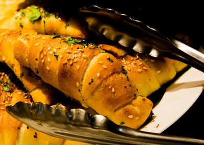 Close-up of food in plate