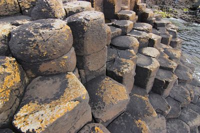 Stack of stones on ground