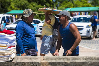 Group of people standing outdoors