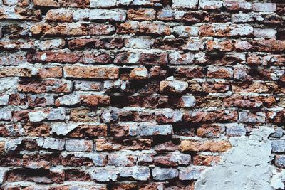 Full frame shot of brick wall