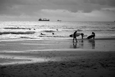 People on beach