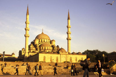 Group of people in front of cathedral