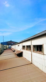 View of building against blue sky