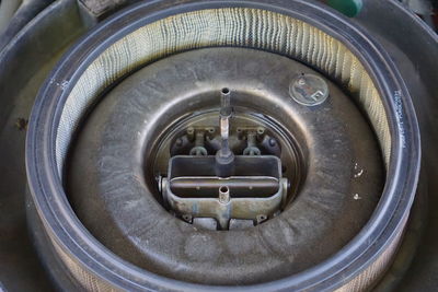 Close-up of object on wall