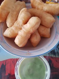 Close-up of food in plate