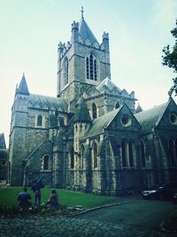 Low angle view of church