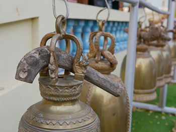 Close-up of machine part