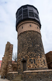 Low angle view of historical building against sky