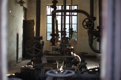 Interior of old factory