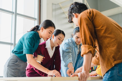 Business people working in office