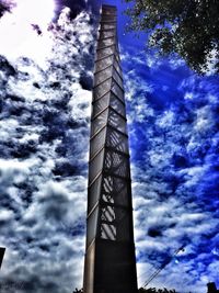 Low angle view of cloudy sky