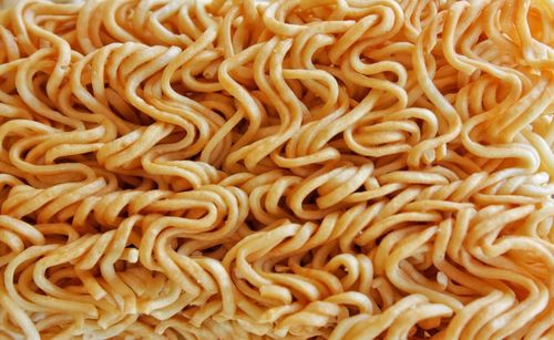 Full frame shot of noodles