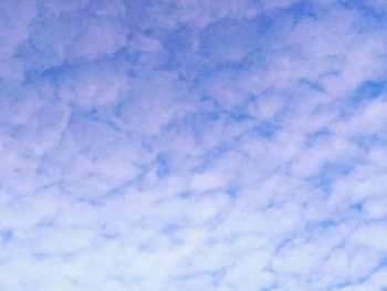 Low angle view of clouds in sky