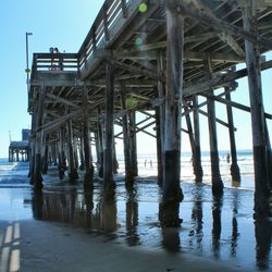 Pier in sea