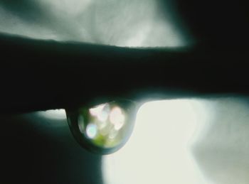 Close-up of illuminated lamp