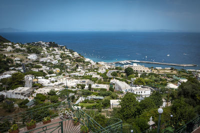 Capri port view