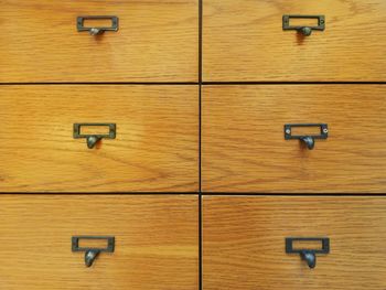 Full frame shot of wooden door